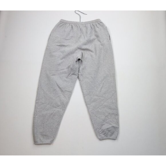 Vtg 90s Starter Mens Medium Distressed Cuffed Sweatpants Joggers Heather Gray - Picture 10 of 15